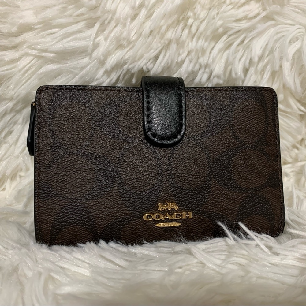 Coach Brown and Black Wallet